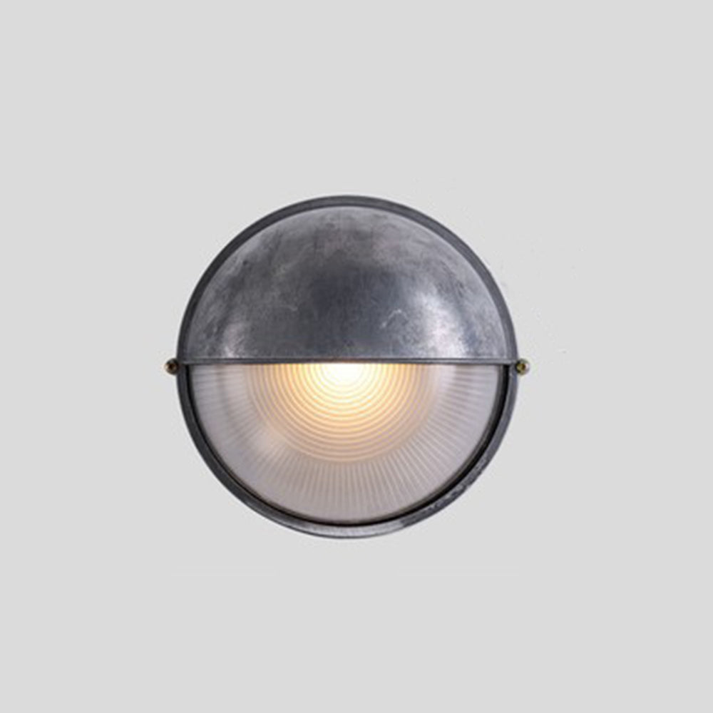 Weather-Resistant Exterior Sconce with Glass Shade for Patio, Porch & Entryway | Hardwired LED Light Fixture | Metal Construction | Lonoma