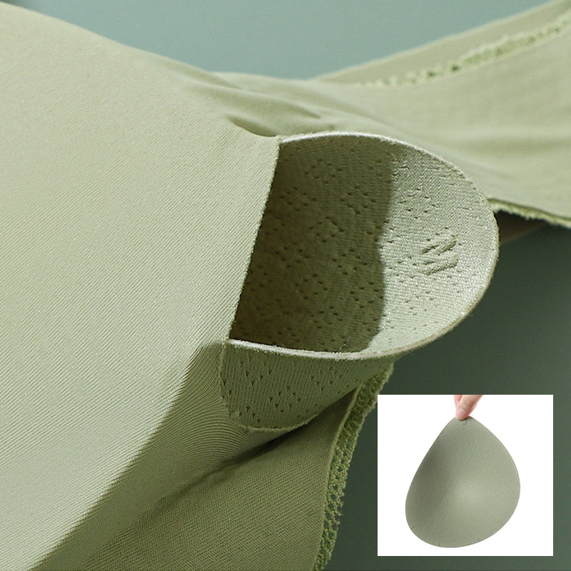 Front Closure Wireless Bra for Women, Soft Support, Stretch Nylon Fabric, Easy Button Front Comfort Bra for Everyday Wear | Lonoma