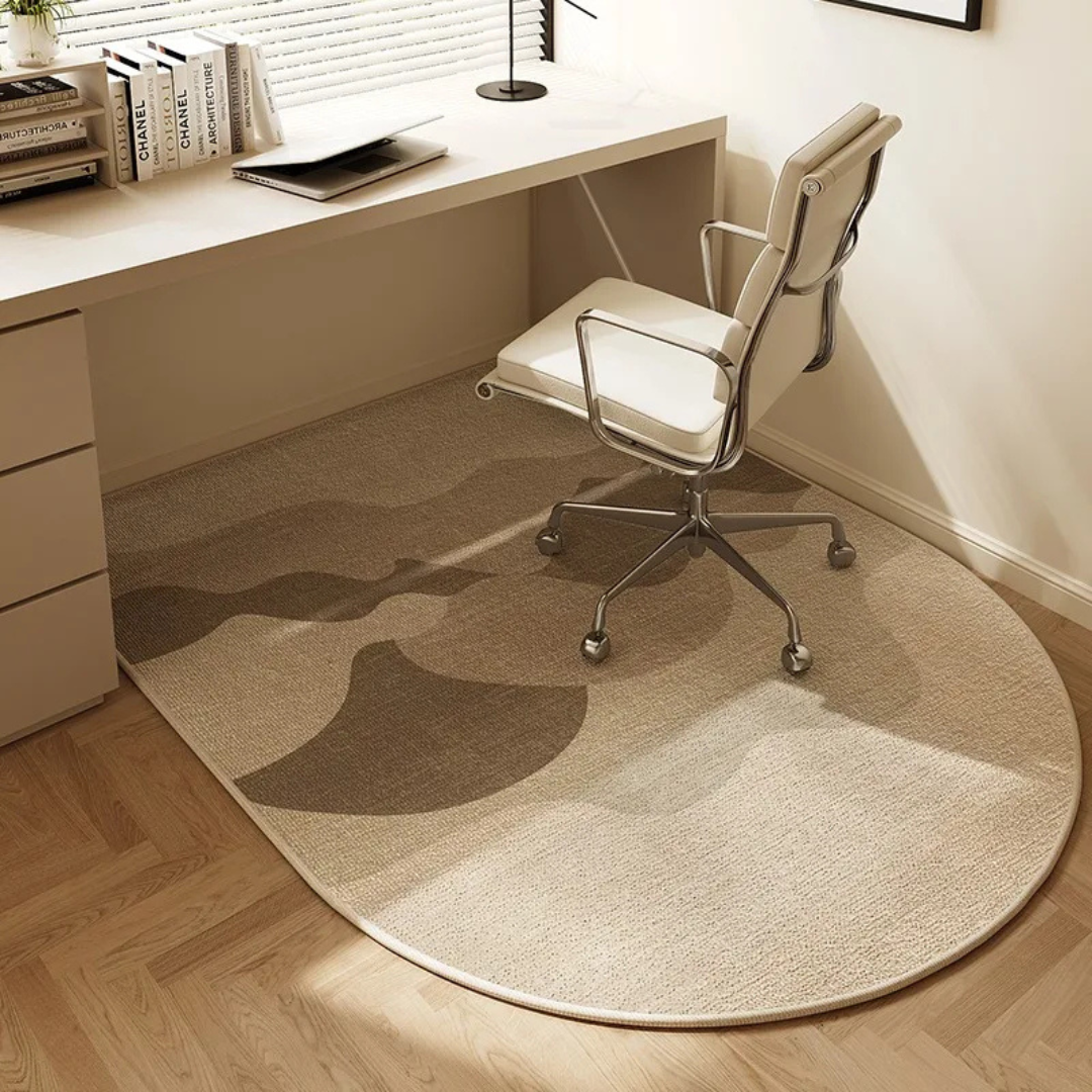 Office Chair Mat for Hard Floors with Non-Slip Backing | Desk Floor Protector for Home Office | Rolling Chair Pad for Carpet & Hardwood | Lonoma