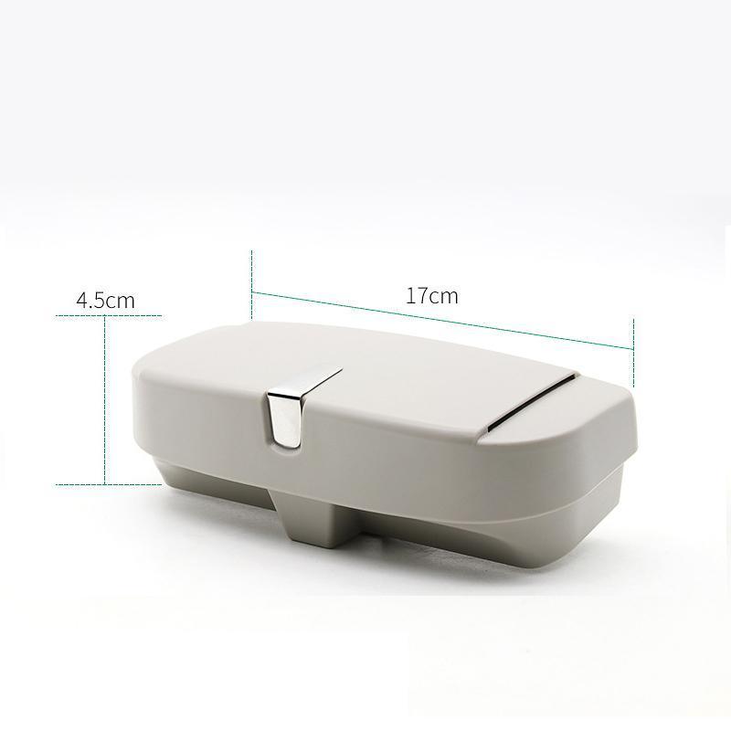 Eyewear Organizer for Car Visor – Magnetic Clip-On Holder with Card Slots – Soft Interior Protects Glasses in Vehicle | Lonoma