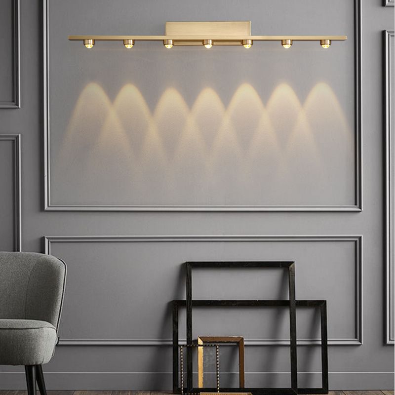 Modern Wave-Textured Acrylic Wall Sconce for Bedroom, Bathroom & Living Room | Warm LED Vanity Light Fixture in Metal Frame | Hardwired | Lonoma