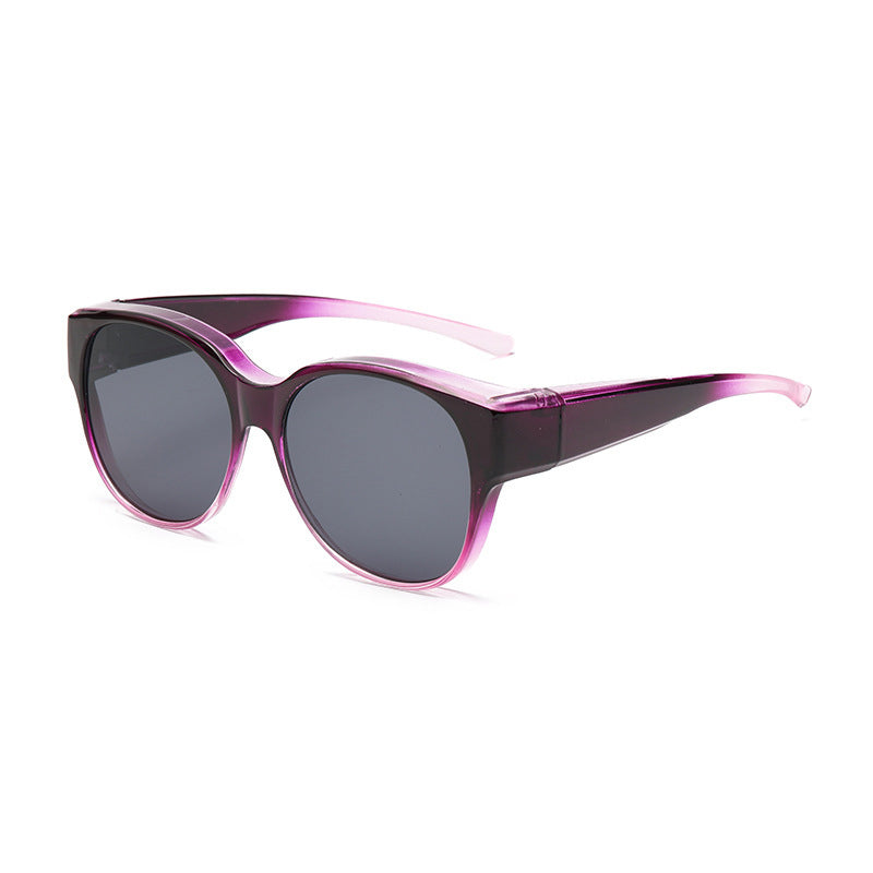 Polarized Fit-Over Sunglasses with UV400 Protection Cat-Eye Style for Prescription Glasses Wearers Women Men | Lonoma