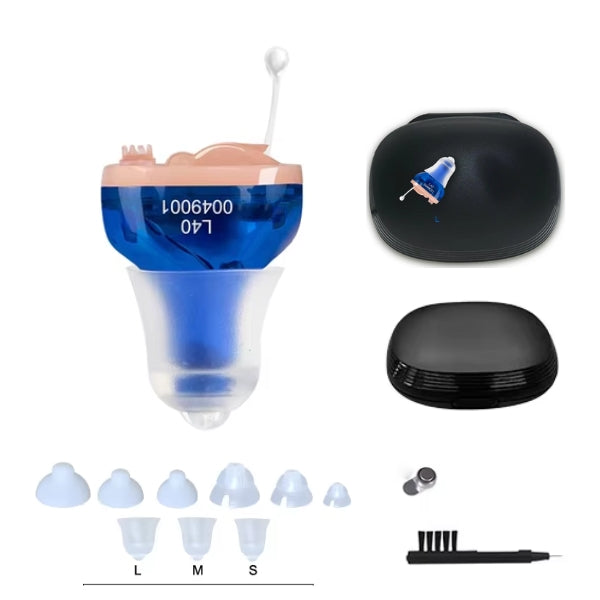 Rechargeable Hearing Amplifier with Crystal-Clear Sound & All-Day Comfort for Moderate Hearing Loss | Lonoma