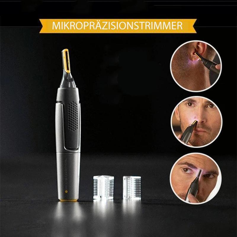 Nose Hair Trimmer with LED Light for Ears Eyebrows – Titanium Stainless Steel Blade, Ergonomic Grooming Tool for Men Women | Lonoma