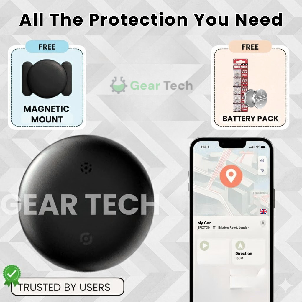Portable GPS Tracking Device for Vehicles No Subscription Required Real-Time Locator for Cars Trucks Motorcycles iOS Android App Anti-Theft | Lonoma