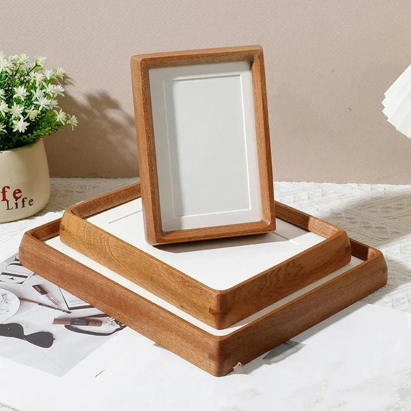 Natural Wood Picture Frame with Rounded Corners for Photos & Art – A4 & Multiple Sizes for Desk, Shelf & Gallery Wall | Lonoma