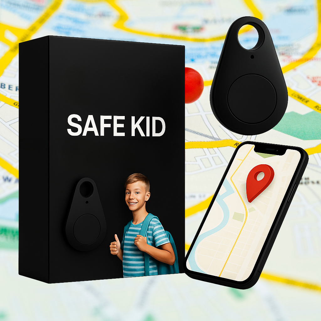 Kids GPS Tracker with SOS Button, Waterproof IP67 Real-Time Location Device, Lightweight Child Tracker for School & Travel | Lonoma