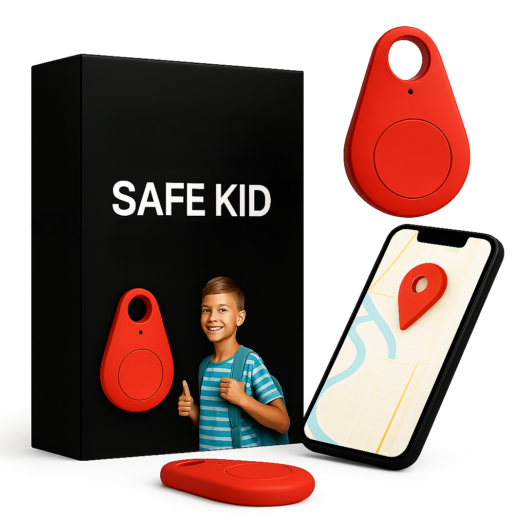 Kids GPS Tracker Waterproof with Real-Time Location & Emergency Alert Button for Children's Safety | Lonoma