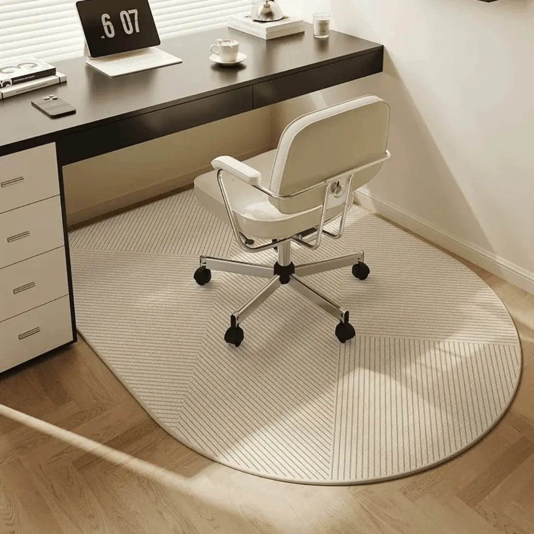 Office Chair Mat for Hard Floors with Non-Slip Backing | Desk Floor Protector for Home Office | Rolling Chair Pad for Carpet & Hardwood | Lonoma