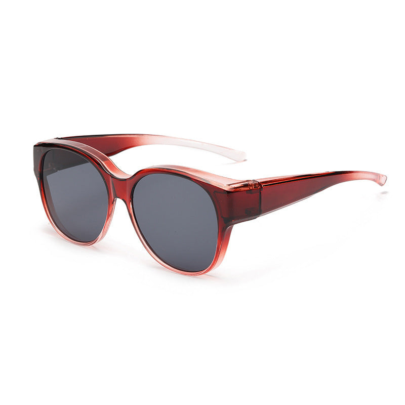 Polarized Fit-Over Sunglasses with UV400 Protection Cat-Eye Style for Prescription Glasses Wearers Women Men | Lonoma