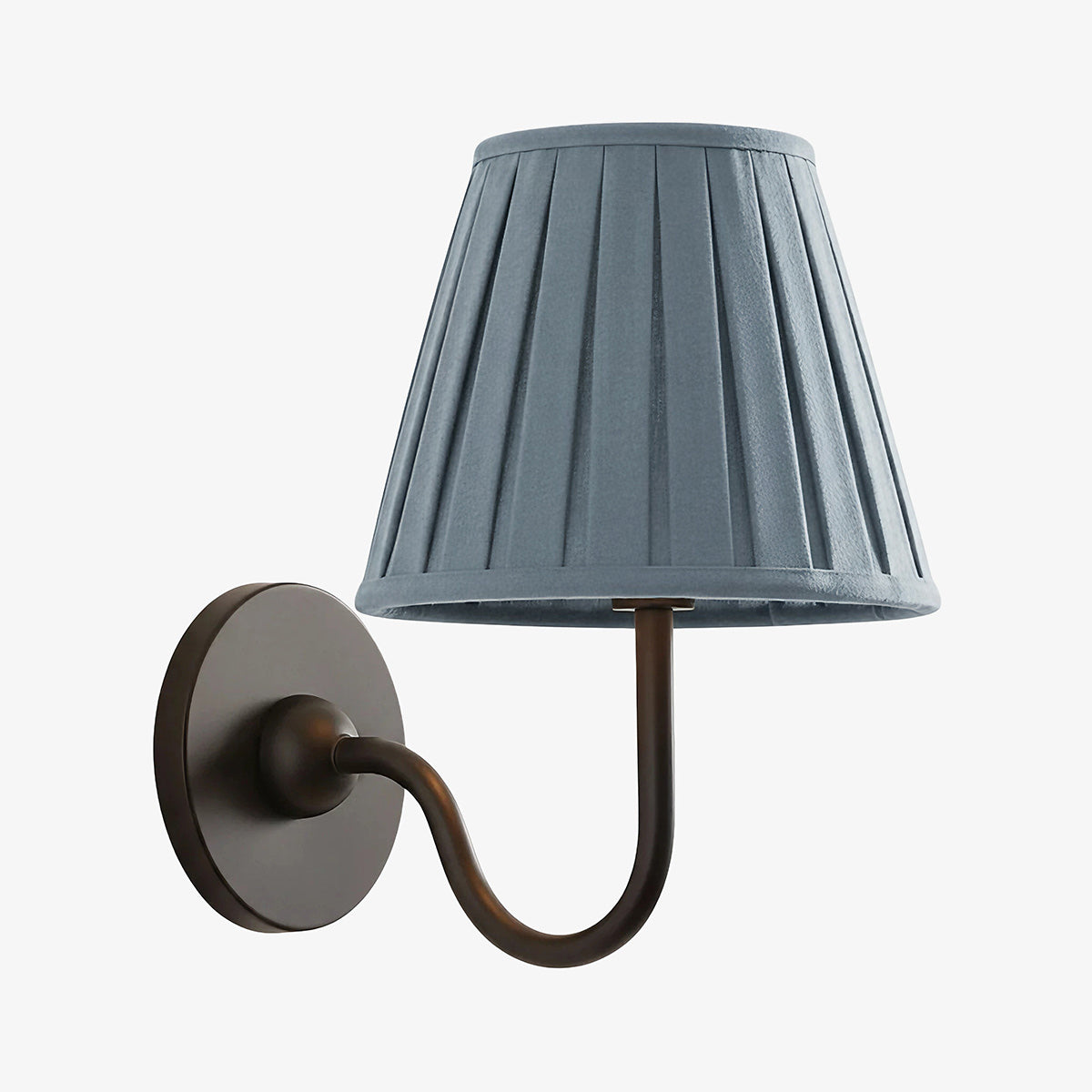 Fabric Shade Wall Sconce with Metal Backplate – E12 Socket Hardwired Light for Bedroom Hallway Dining Room Foyer – Dimmable Indoor Lighting | Lonoma