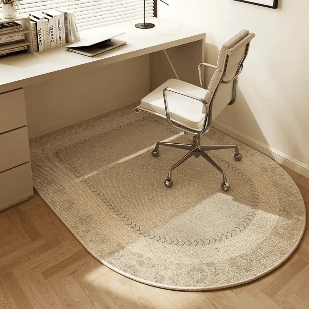 Office Chair Mat for Hard Floors with Non-Slip Backing | Desk Floor Protector for Home Office | Rolling Chair Pad for Carpet & Hardwood | Lonoma