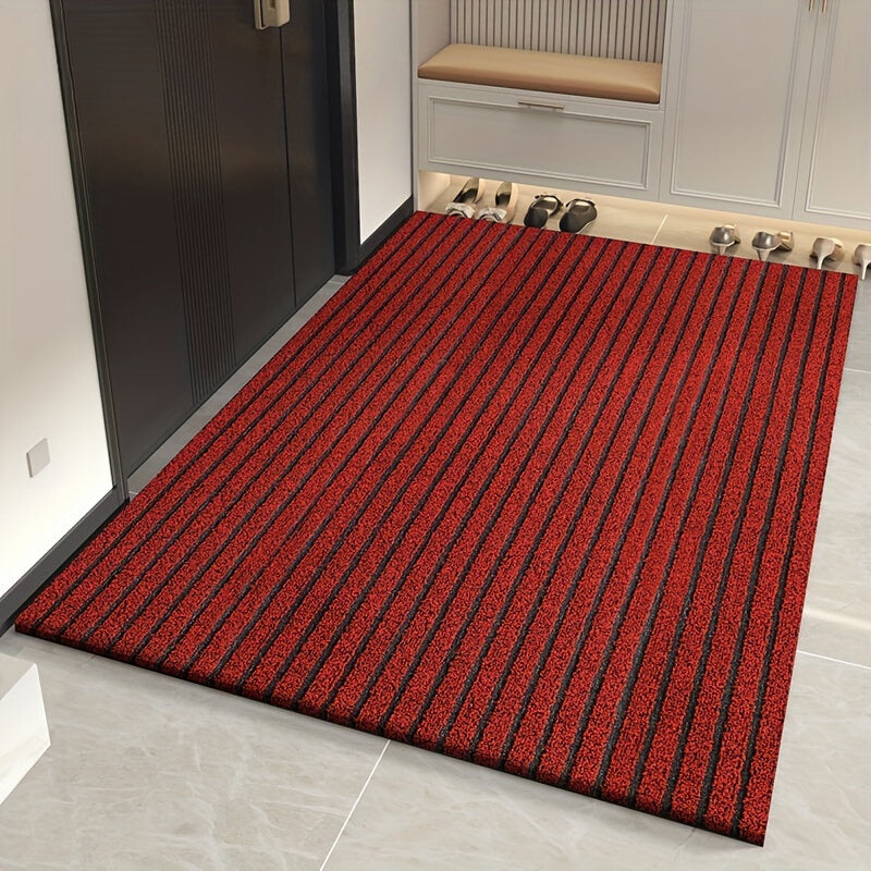 Outdoor Doormat All-Weather Non-Slip Entryway Mat Polyester PVC Front Door Patio Porch Balcony Mud Trapping Floor Mat | Lonoma