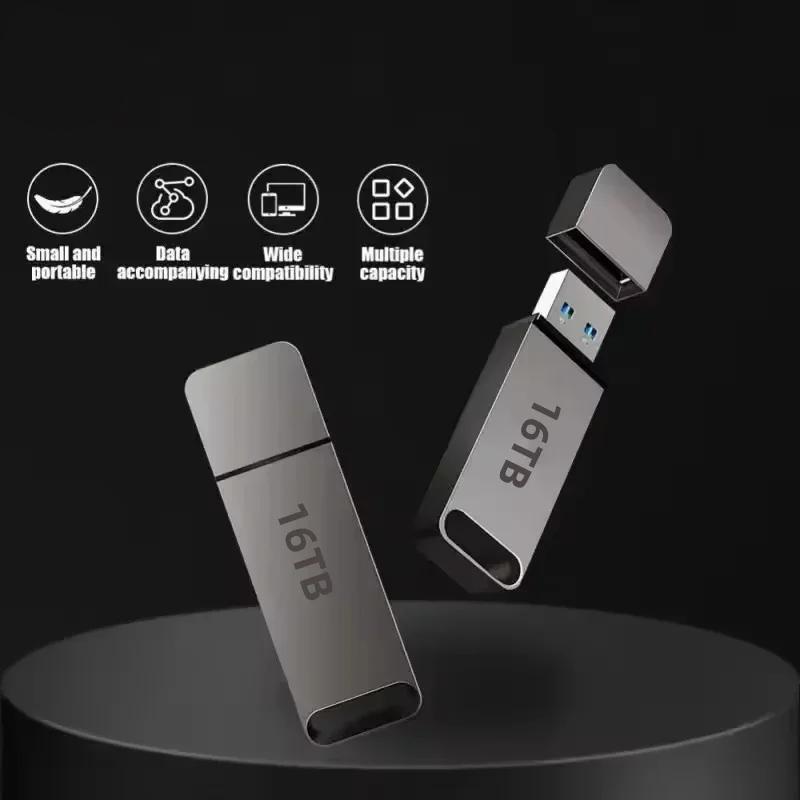 4TB Flash Drive USB 3.2 Metal Housing Shock-Resistant Data Storage for Photographers Videographers Portable Backup | Lonoma