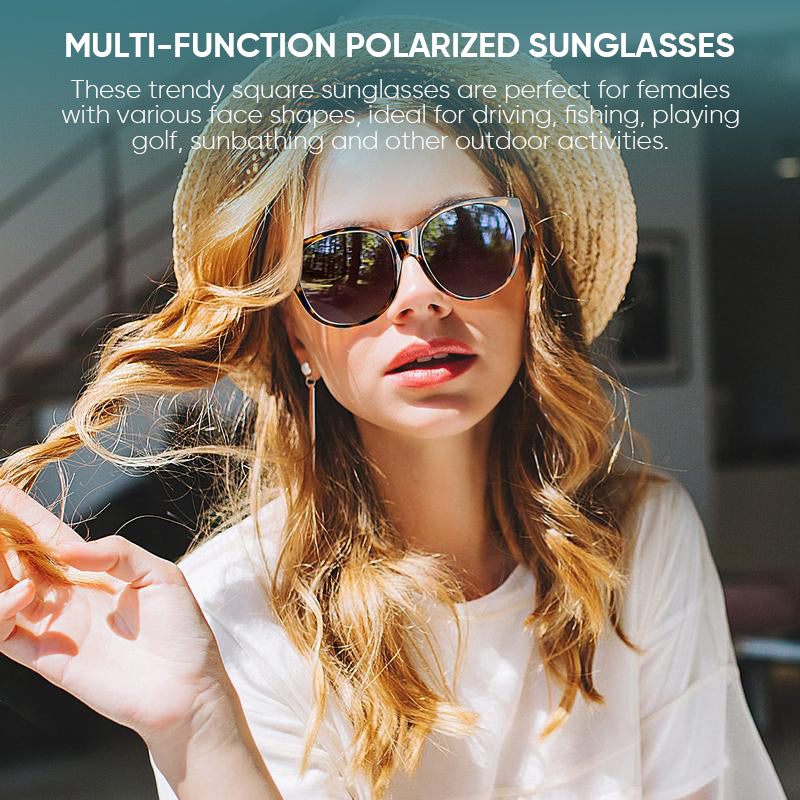 Polarized Fit-Over Sunglasses with UV400 Protection Cat-Eye Style for Prescription Glasses Wearers Women Men | Lonoma