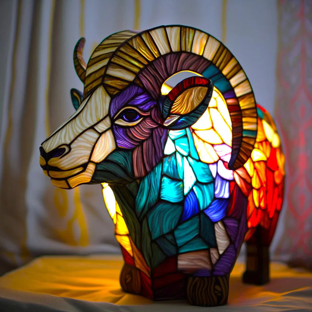 Animal Nightlight Sculpture 6 Inch Accent Lamp LED Decorative Light Figure for Kids Room Bedroom Office Desk | Lonoma