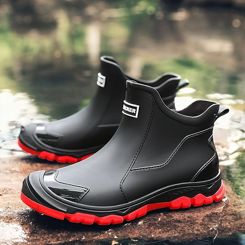 Men's Hiking Shoes Waterproof Non-Slip Outdoor Trail Boots for Trekking Camping Fishing | Rugged Footwear for All-Terrain Adventures | Lonoma