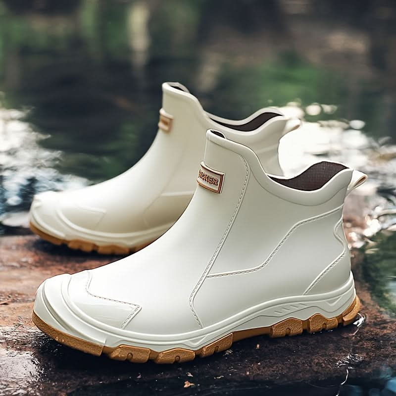 Men's Hiking Shoes Waterproof Non-Slip Outdoor Trail Boots for Trekking Camping Fishing | Rugged Footwear for All-Terrain Adventures | Lonoma