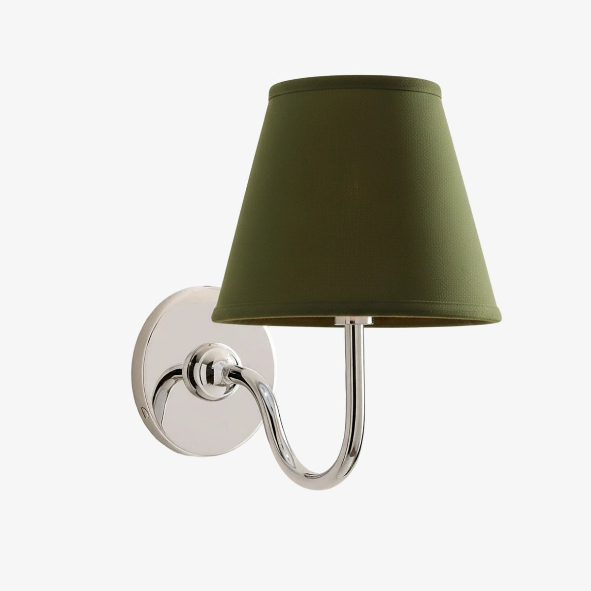 Fabric Shade Wall Sconce with Metal Backplate – E12 Socket Hardwired Light for Bedroom Hallway Dining Room Foyer – Dimmable Indoor Lighting | Lonoma