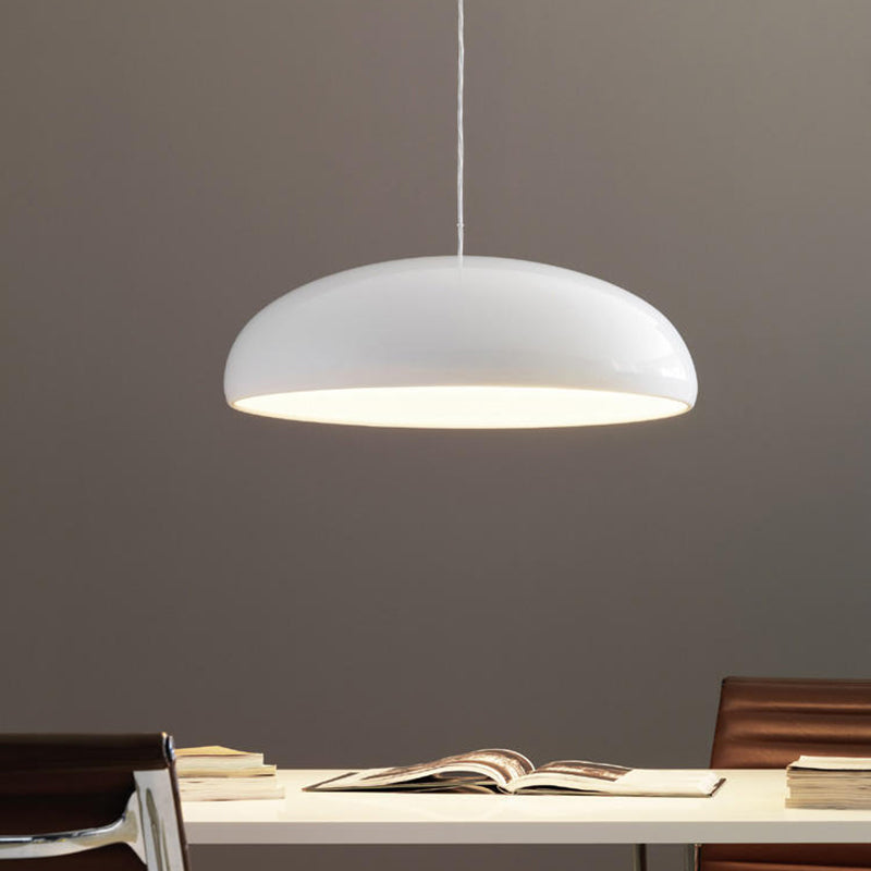 Modern Geometric Metal Pendant Light - Dimmable LED Ceiling Fixture with 3-Color Temperature Switching - 14 to 24 Inch Diameter Options | Lonoma