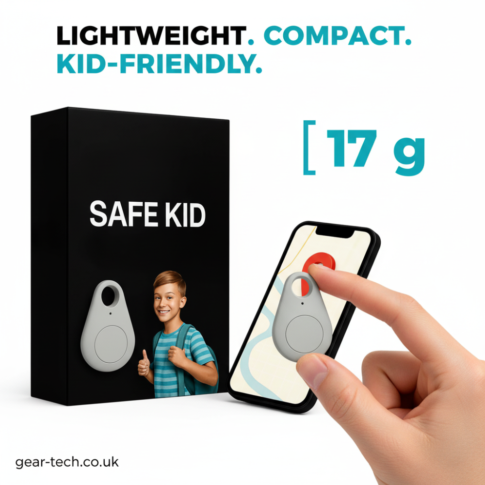 Kids GPS Tracker Waterproof with Real-Time Location & Emergency Alert Button for Children's Safety | Lonoma