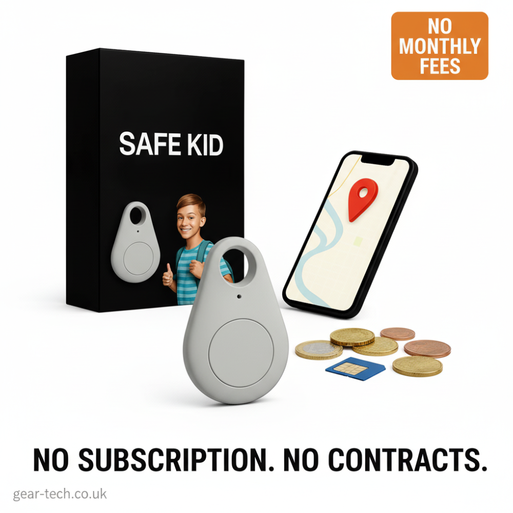 Kids GPS Tracker Waterproof with Real-Time Location & Emergency Alert Button for Children's Safety | Lonoma