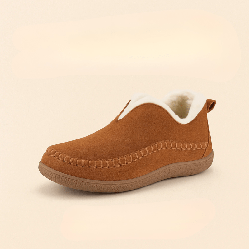 Cushioned House Slippers with Arch Support for Cold Floors – Insulated Indoor Footwear with Anti-Slip Sole for Winter Comfort | Lonoma