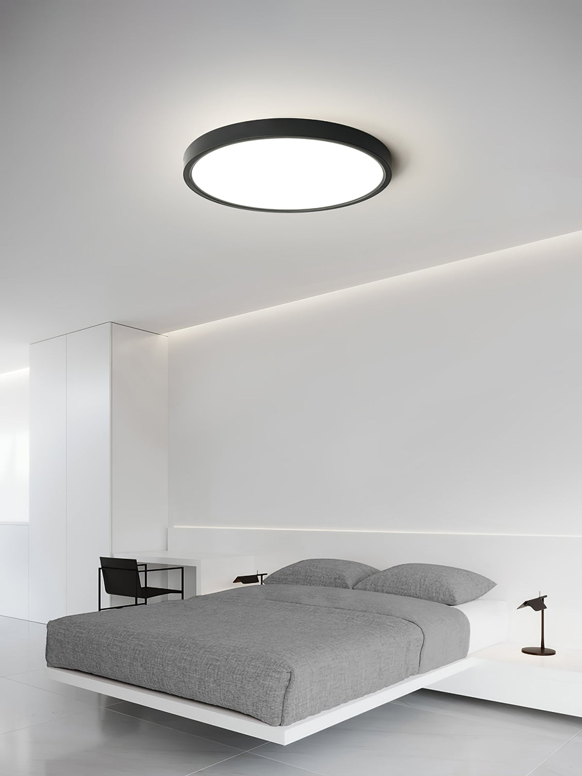 Ultra-Slim LED Flush Mount Ceiling Light – Modern Round Design, Dimmable, Low Profile – For Kitchen, Bedroom, Hallway | Lonoma