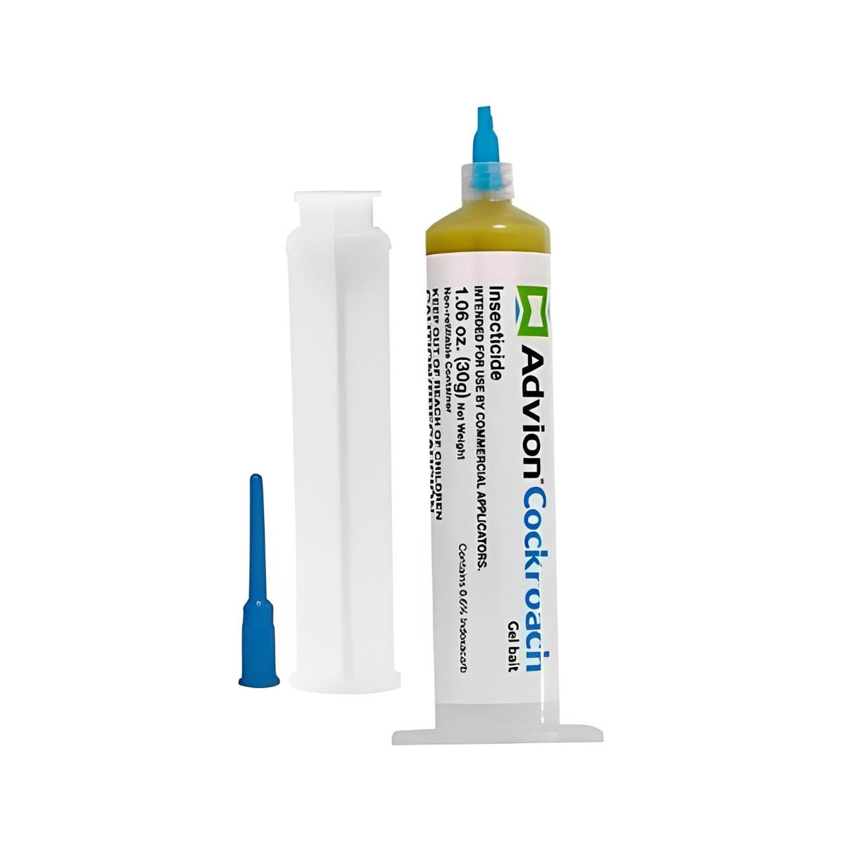 Cockroach Gel Bait with Precision Syringe Applicator, 1 oz Roach Control for Kitchen, Bathroom, Indoor & Outdoor Crack and Crevice Use | Lonoma
