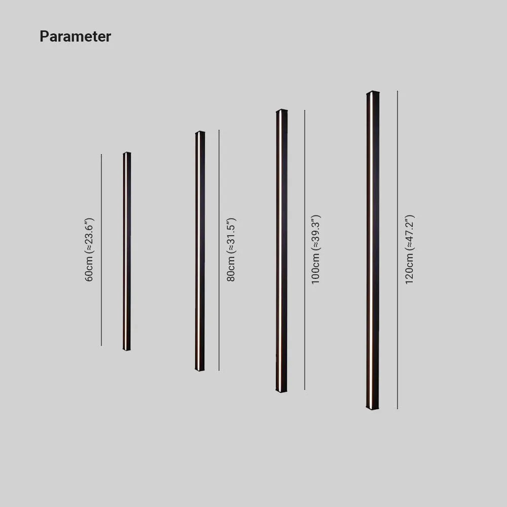 Modern Linear LED Wall Sconce Gold Black White Metal Acrylic Indoor Lighting Fixture for Bedroom Hallway Bathroom Vanity Mirror | Lonoma