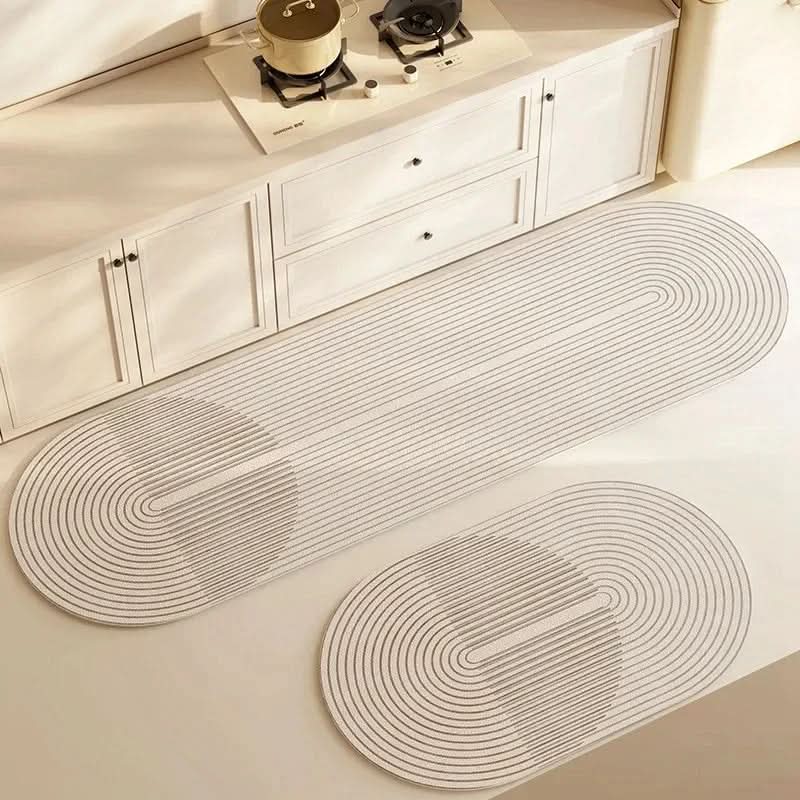 Non-Slip Kitchen Mat Cushioned Foam Relief for Feet Back Joints Waterproof Easy Clean Modern Design 5 Sizes for Home Cooking Area Floor | Lonoma