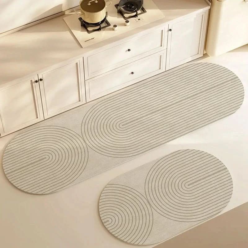 Non-Slip Kitchen Mat Cushioned Foam Relief for Feet Back Joints Waterproof Easy Clean Modern Design 5 Sizes for Home Cooking Area Floor | Lonoma