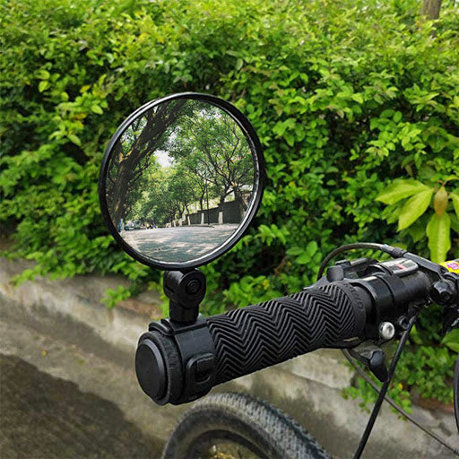 Bike Handlebar Mirror, 360° Adjustable Rearview Safety Mirror for Mountain, Road & City Bikes, Fits 7/8 to 1-1/4 in Bars | Lonoma