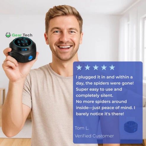 Electronic Spider Deterrent Indoor Outlet Device – Ultrasonic Pest Control for Home, Basement, Garage – Covers Living Areas – Non-Toxic | Lonoma