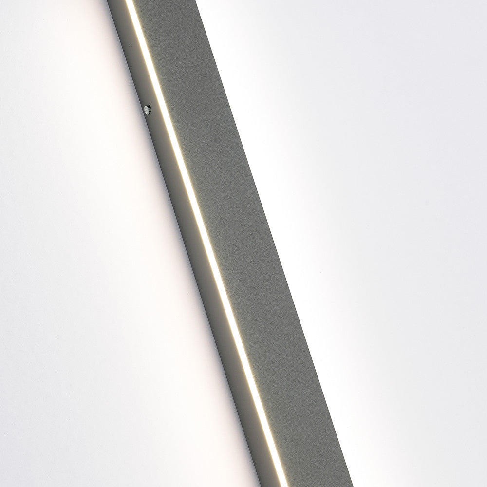 Outdoor Wall Light Fixture IP65 Waterproof Linear LED Strip Black Cement Gray 12-79 Inch Motion Sensor for Patio Porch | Lonoma