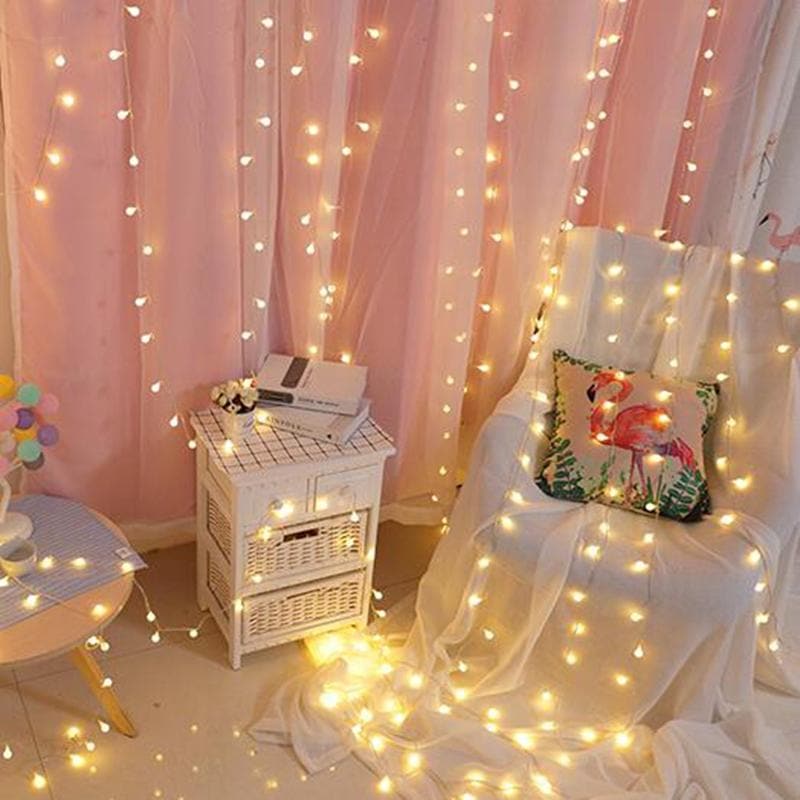 LED String Lights Decorative Globe Star Flower Snowflake Battery or Plug-In Warm White Cool White Indoor Outdoor Fairy Lights for Bedroom | Lonoma
