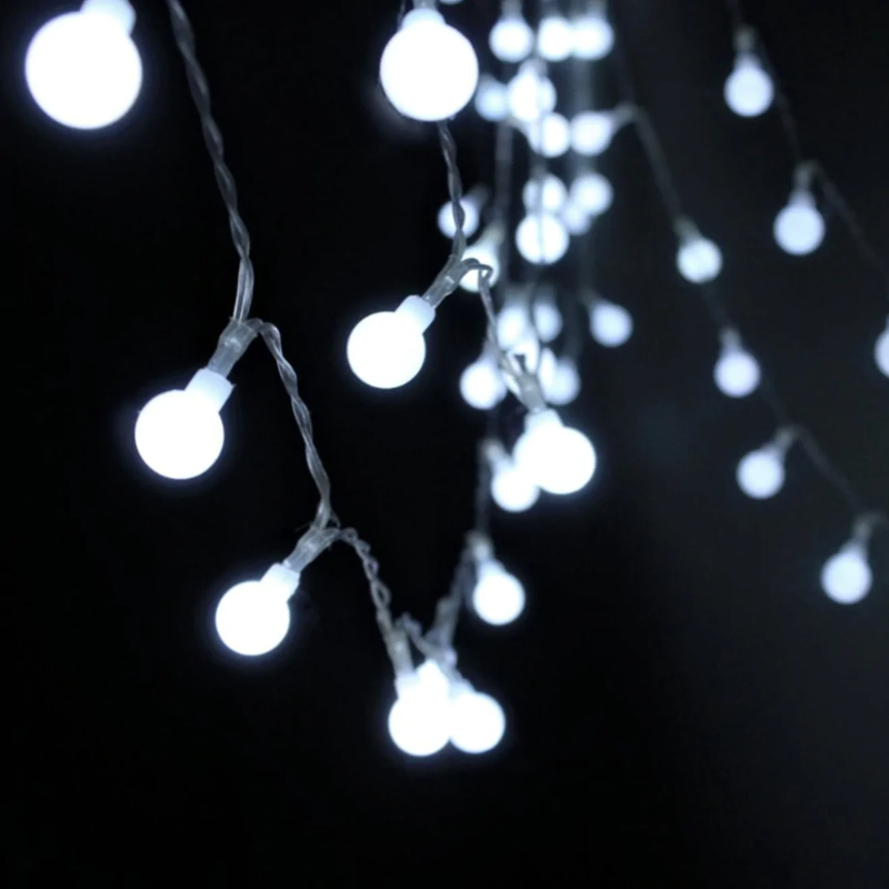 LED String Lights Decorative Globe Star Flower Snowflake Battery or Plug-In Warm White Cool White Indoor Outdoor Fairy Lights for Bedroom | Lonoma