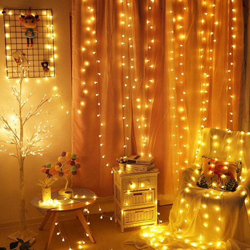 LED String Lights Decorative Globe Star Flower Snowflake Battery or Plug-In Warm White Cool White Indoor Outdoor Fairy Lights for Bedroom | Lonoma