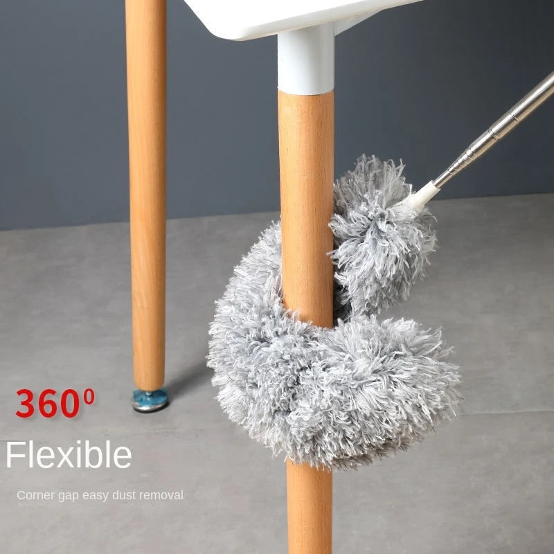 Telescoping Duster with Microfiber Head for Ceiling Fans, Vents & Fixtures — Extends to 110 Inches for Vaulted Ceilings & Hard-to-Reach Areas | Lonoma