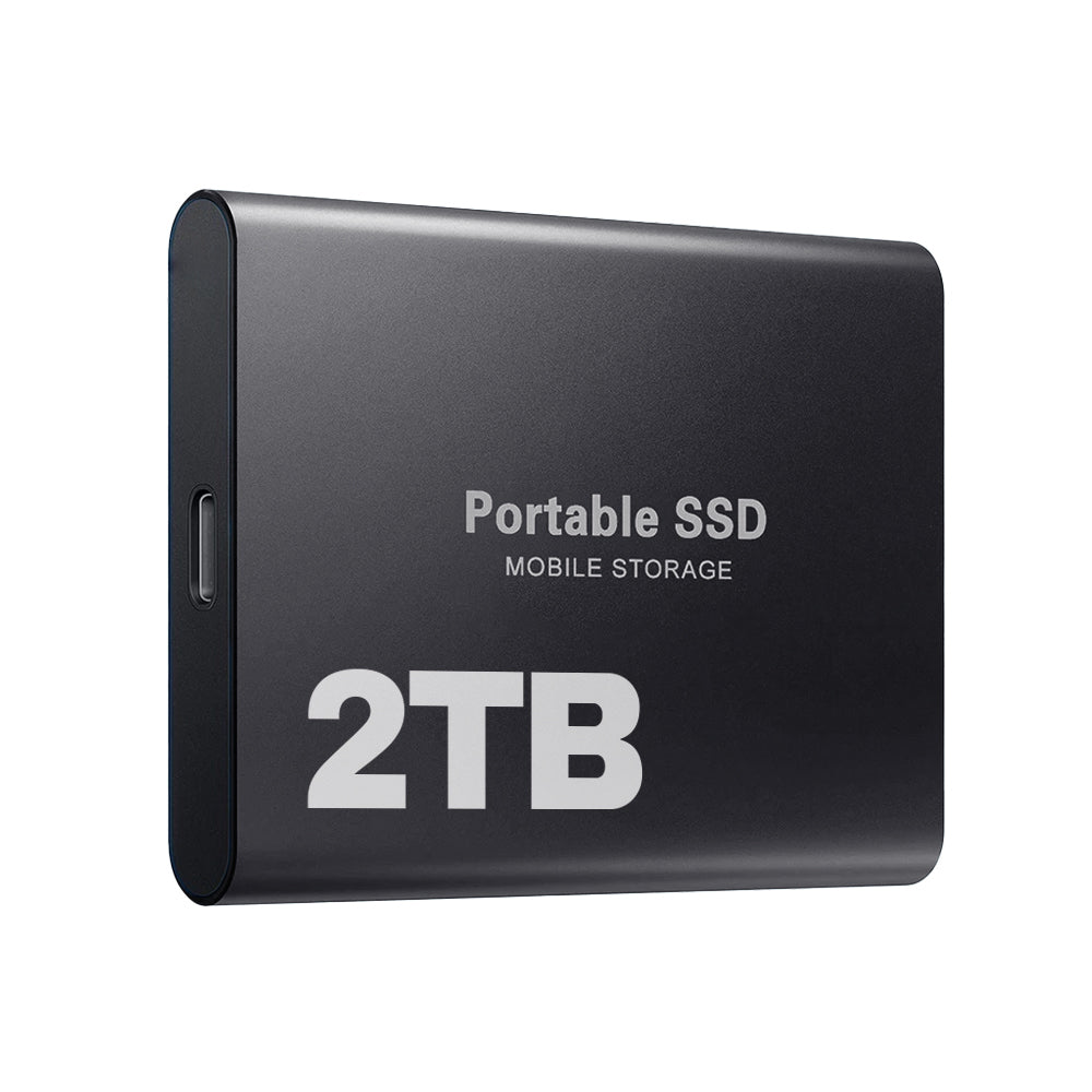 2TB Portable SSD Drive Ultra-Fast External Storage for Laptop Desktop Backup Data Transfer | Solid State Drive USB Compatible Windows macOS | Lonoma