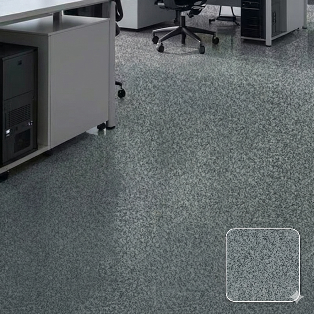 High-Gloss Marble-Effect Epoxy Floor Coating for Concrete & Tile, Waterproof Protective Finish 19 oz | Lonoma