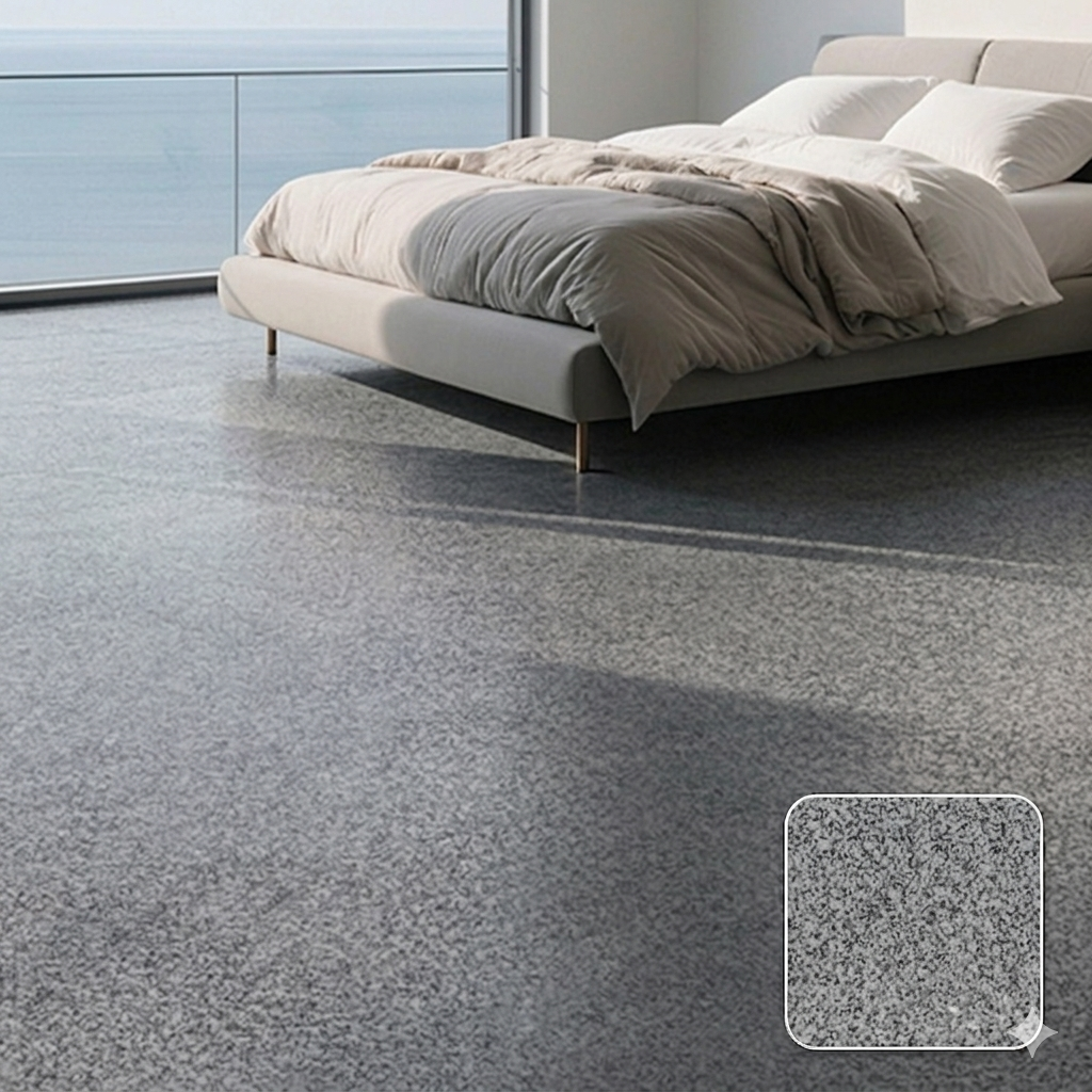 High-Gloss Marble-Effect Epoxy Floor Coating for Concrete & Tile, Waterproof Protective Finish 19 oz | Lonoma