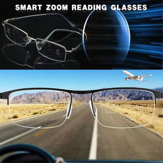 Progressive Reading Glasses Multifocal Lenses Blue Light Blocking Photochromic Transition Bifocal Eyeglasses Men Women Computer Screen | Lonoma