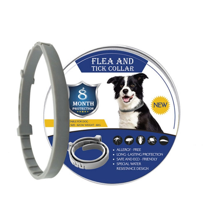 Natural Flea and Tick Collar for Dogs and Cats, Adjustable Plant-Based Citronella Lavender Pet Collar, Water Resistant | Lonoma