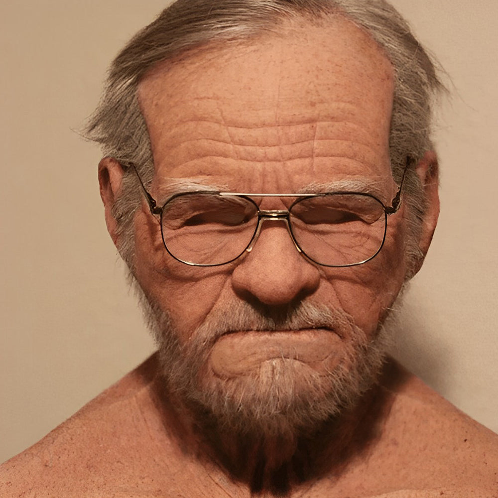 Full Head Character Mask with Hair Realistic Latex Halloween Costume Mask for Adults Cosplay Party Theater Old Man Woman Santa Claus Witch | Lonoma