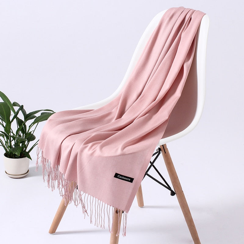 Women's Winter Scarf Soft Polyester Wrap Shawl Neck Warmer for Cold Weather Versatile Accessory for Daily Wear Office Outings | Lonoma