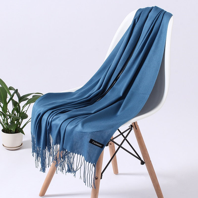 Women's Winter Scarf Soft Polyester Wrap Shawl Neck Warmer for Cold Weather Versatile Accessory for Daily Wear Office Outings | Lonoma