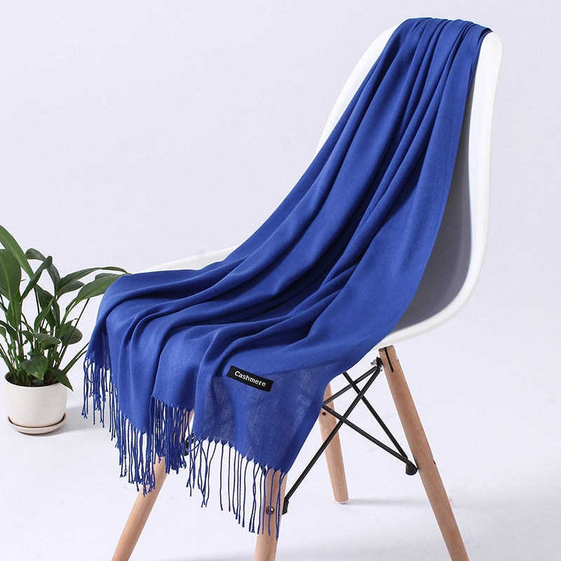 Women's Winter Scarf Soft Polyester Wrap Shawl Neck Warmer for Cold Weather Versatile Accessory for Daily Wear Office Outings | Lonoma
