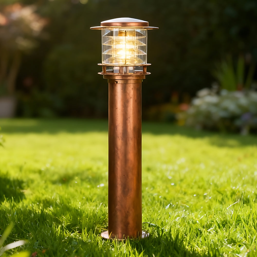 Outdoor Post Light Aluminum Pathway Bollard Lamp 24-32 inch Waterproof IP65 for Driveways Gardens Patios Villa Landscaping | Lonoma