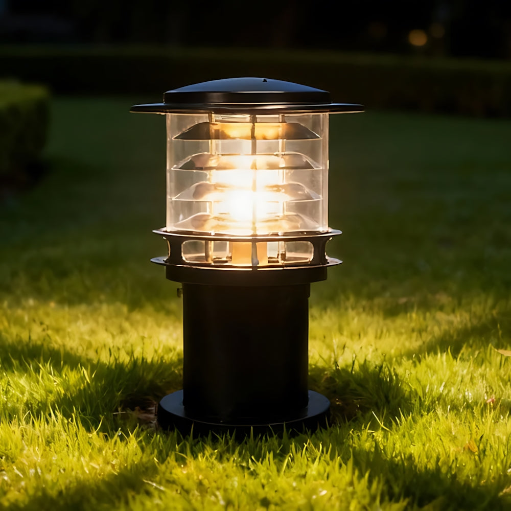 Outdoor Post Light Aluminum Pathway Bollard Lamp 24-32 inch Waterproof IP65 for Driveways Gardens Patios Villa Landscaping | Lonoma